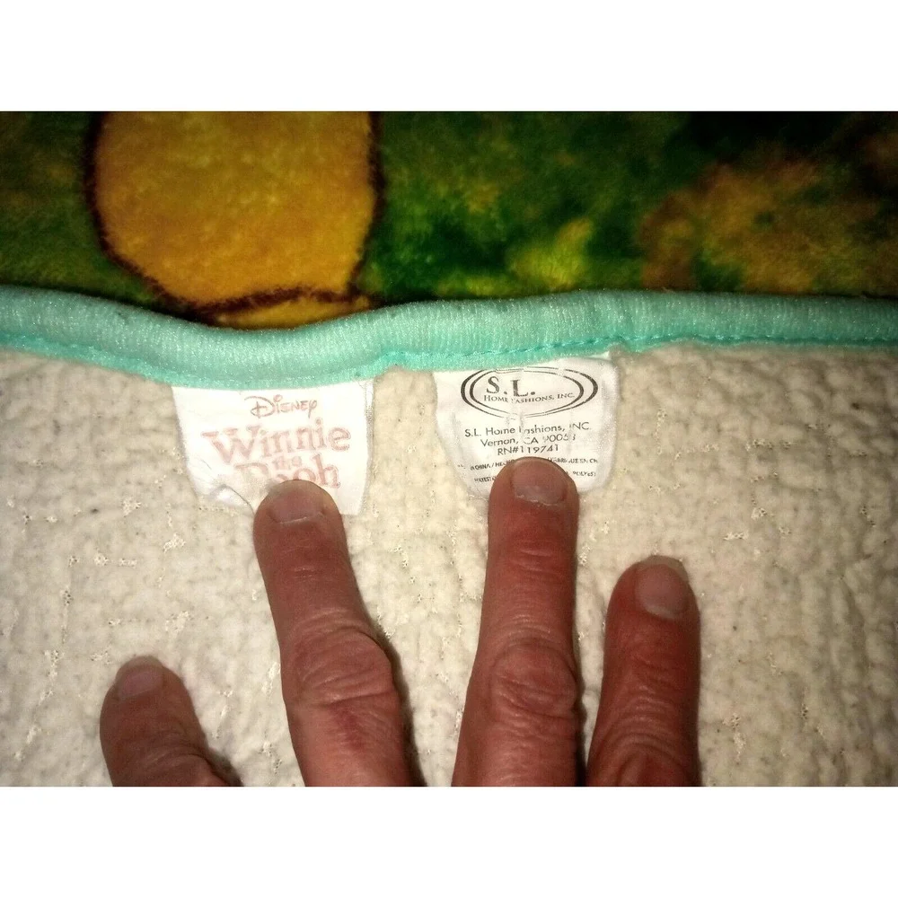 Disney Winnie The Pooh Plush Blanket Sherpa SL‎ Home Fashions Piglet Tigger